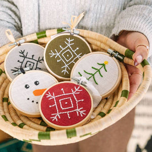 Embroidery Hoop Ornaments