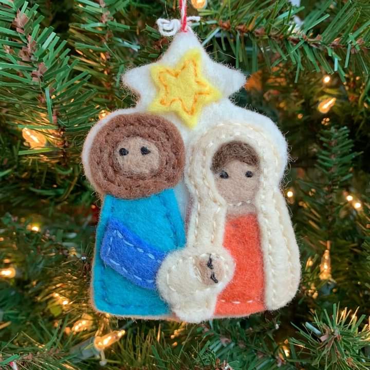 Felt Nativity Ornaments