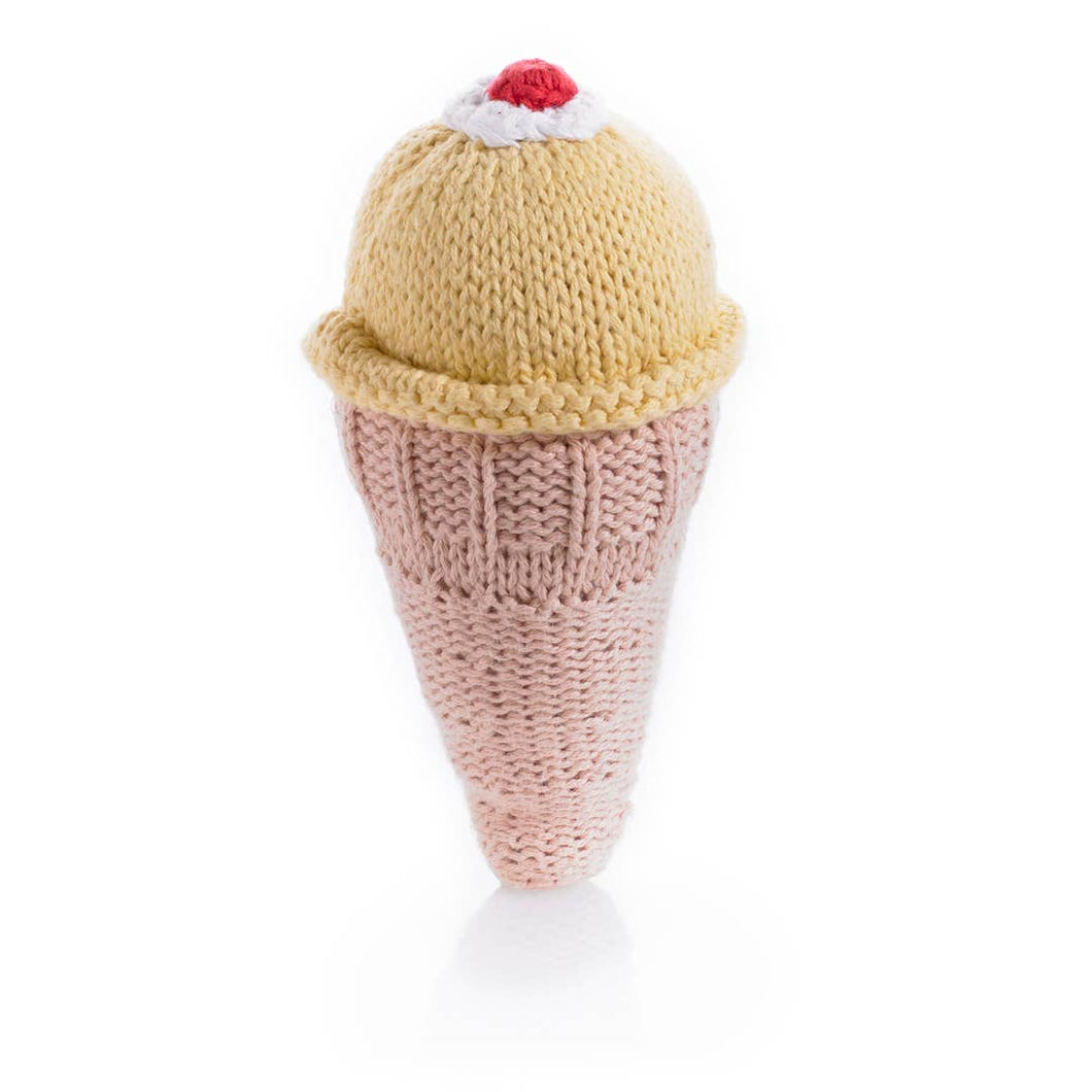 Ice Cream Cone Rattle