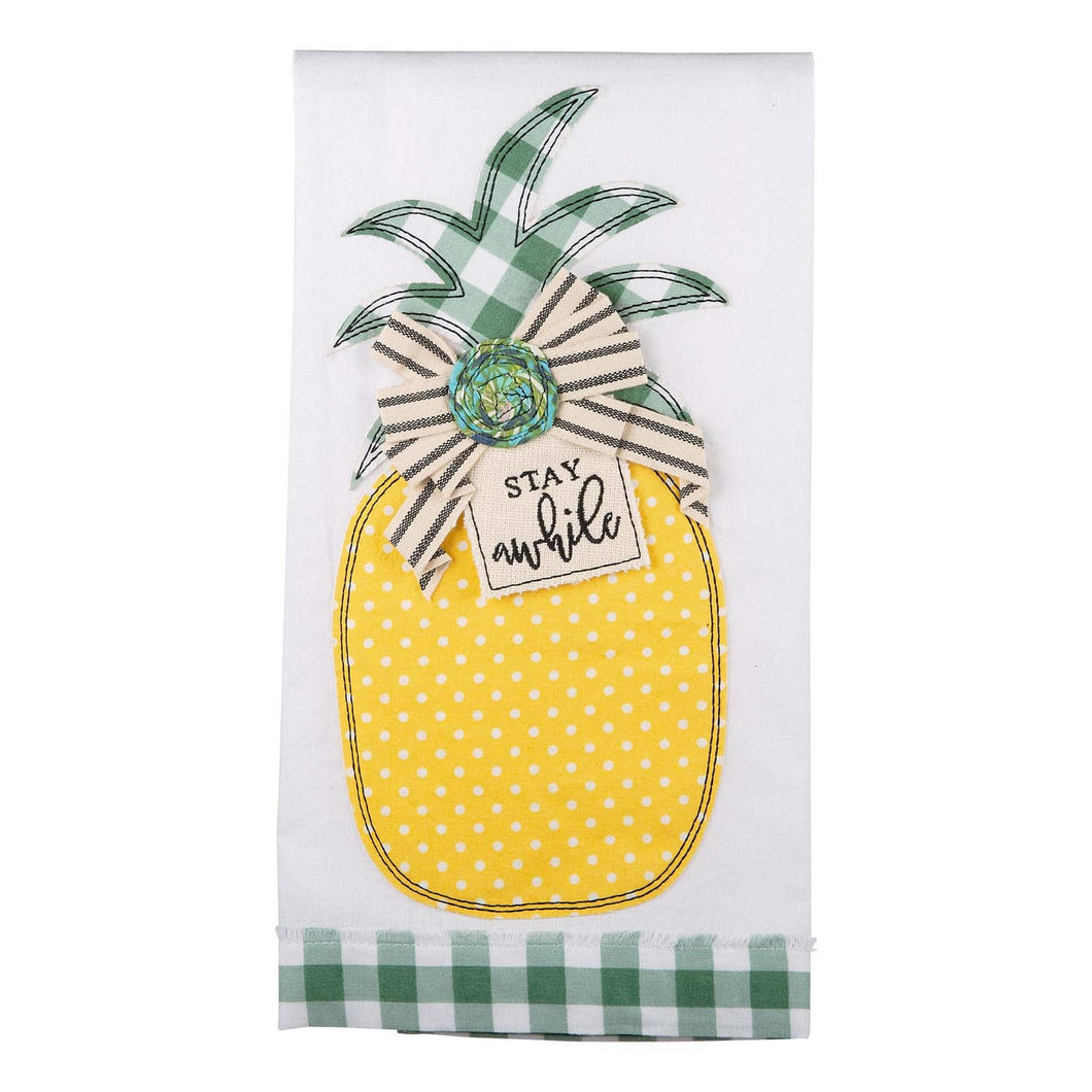 Stay Awhile Tea Towel